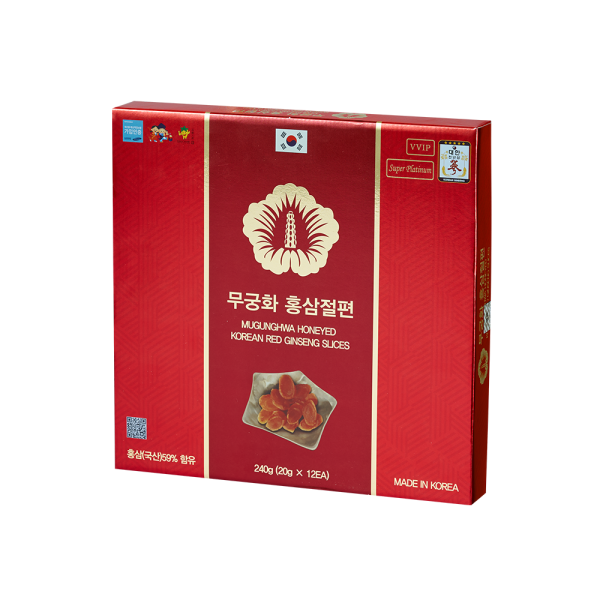 Hồng Sâm Lát Tẩm Mật Ong Mugunghwa 12 Gói X 20g