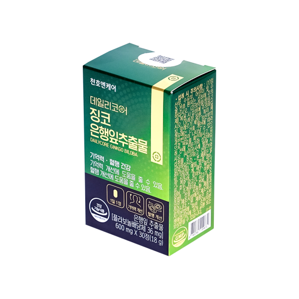 Viên Uống Bạch Quả Bổ Não Chunho Ginko Biloba 30 Viên