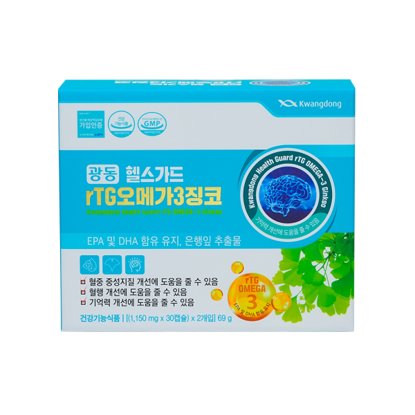 Viên Uống Bổ Não Tăng Cường Omega 3 Kwangdong 60 Viên